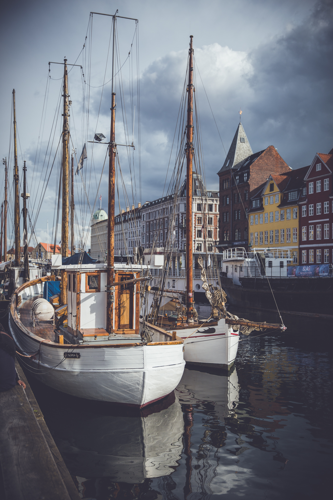 Denmark Nyhavn Boat Harbor