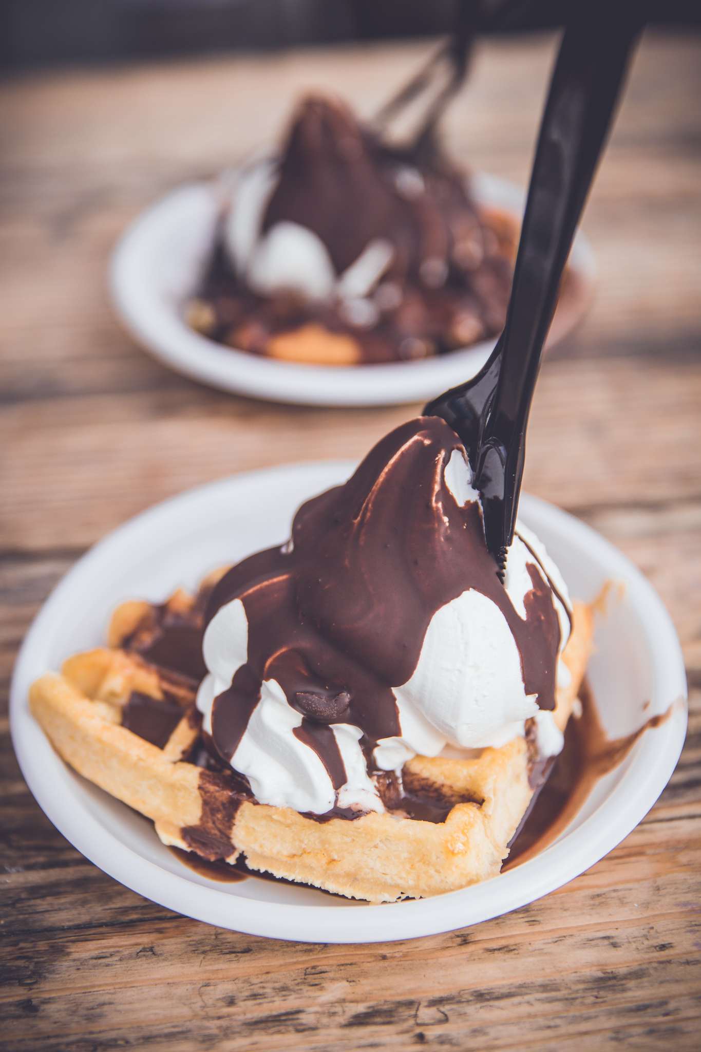 Denmark Ice cream Waffles