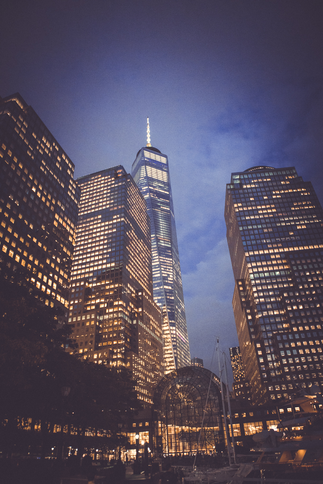 New York Night Blue hour